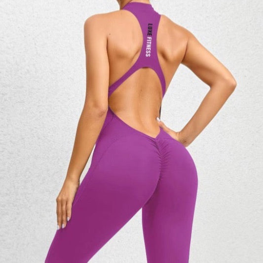 LUXE FAB JUMPSUIT - PURPLE