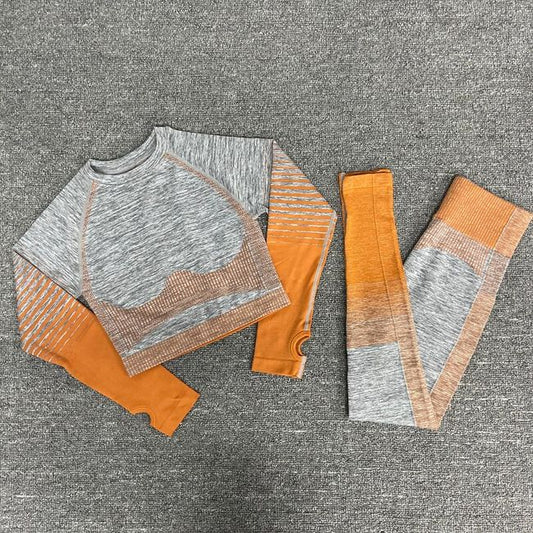 ACTION SET LONG SLEEVE ORANGE