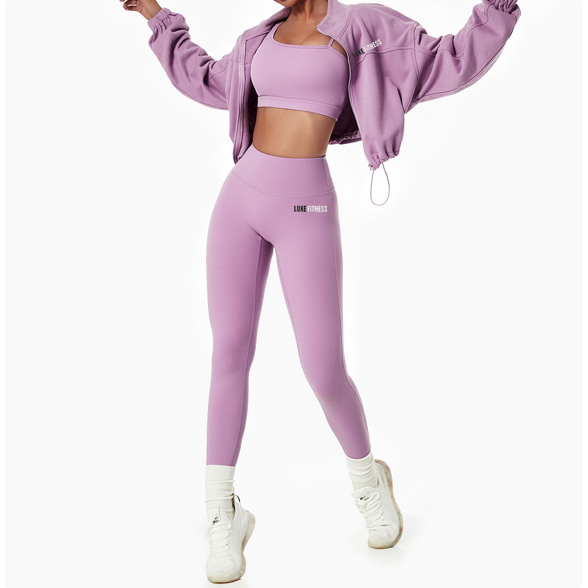 LUXE VIBES 2 PIECE SET - PURPLE